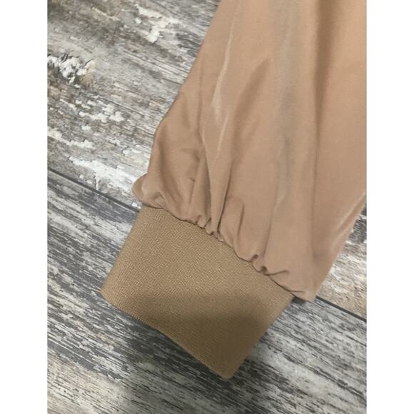 SP Essentials Men's Polyester Joggers Zipper Pockets Brown Size L - Picture 7 of 11